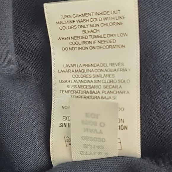 NWOT MENS NAVY BLUE SHORT SLEEVE CHAMPION TEE SHIRT - Picture 8 of 8